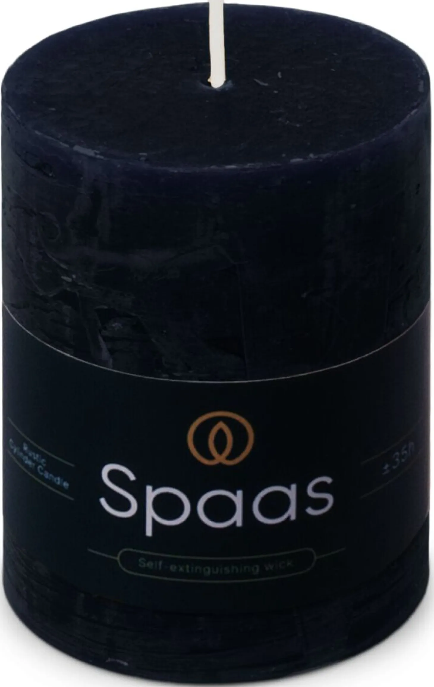 Spaas stompkaars Essential collection blauw 35 uur D 7 H 9,5 cm
