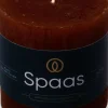 Spaas stompkaars Essential collection bordeaux 25 uur D 7 H 7 cm