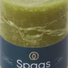 Spaas stompkaars Essential collection olijf 65 uur D 8 H 11 cm