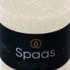 Spaas stompkaars Essential collection wit 25 uur D 7 H 7 cm
