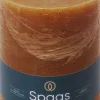 Spaas stompkaars Essential collection bruin 95 uur D 10 H 13 cm