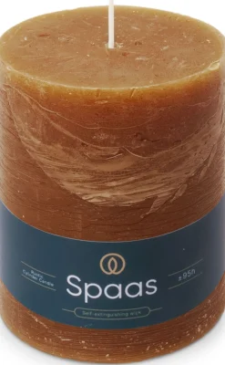 Spaas stompkaars Essential collection bruin 95 uur D 10 H 13 cm