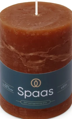 Spaas stompkaars Essential collection bordeaux 65 uur D 8 H 11 cm