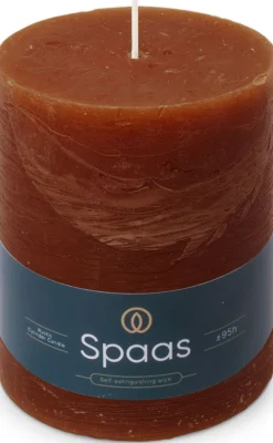 Spaas stompkaars Essential collection blauw 25 uur D 7 H 7 cm