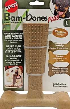 Spot hondenspeelgoed Bam-Bones Plus easy grip kip large 14,5 x 5,8 x 18,3 cm