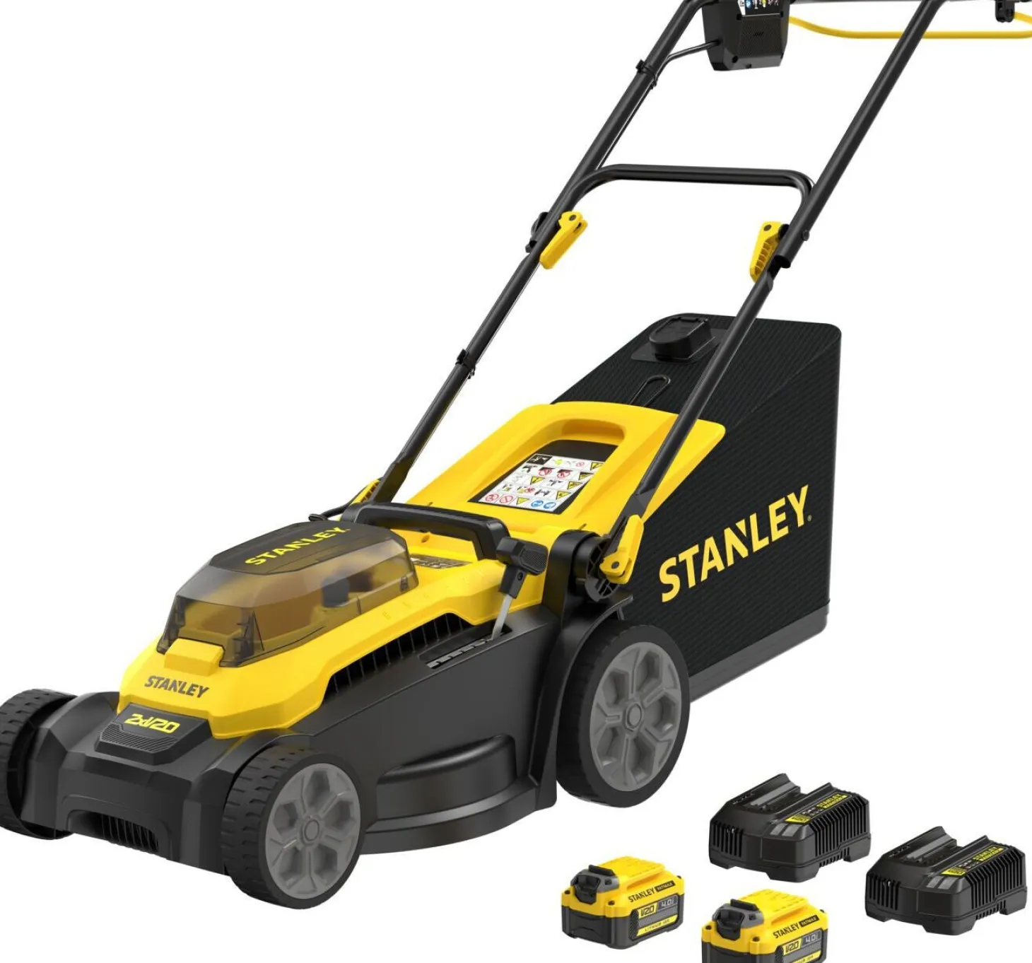 Stanley accu grasmaaier SCMWP3701M2-QW