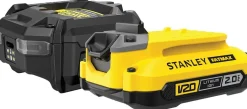 Stanley startset accu met lader 2.0 AH SFMCB10D1-QW