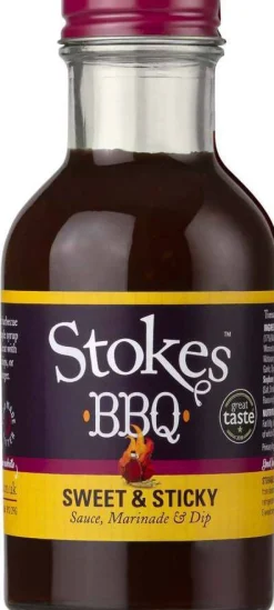 Stokes BBQ saus sweet en sticky 325 gr