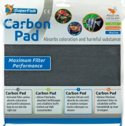 SuperFish aquarium filter Carbon Pad 45 x 25 cm