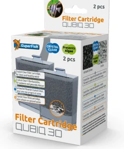 SuperFish aquarium filter cartridge QubiQ 30 2 stuks