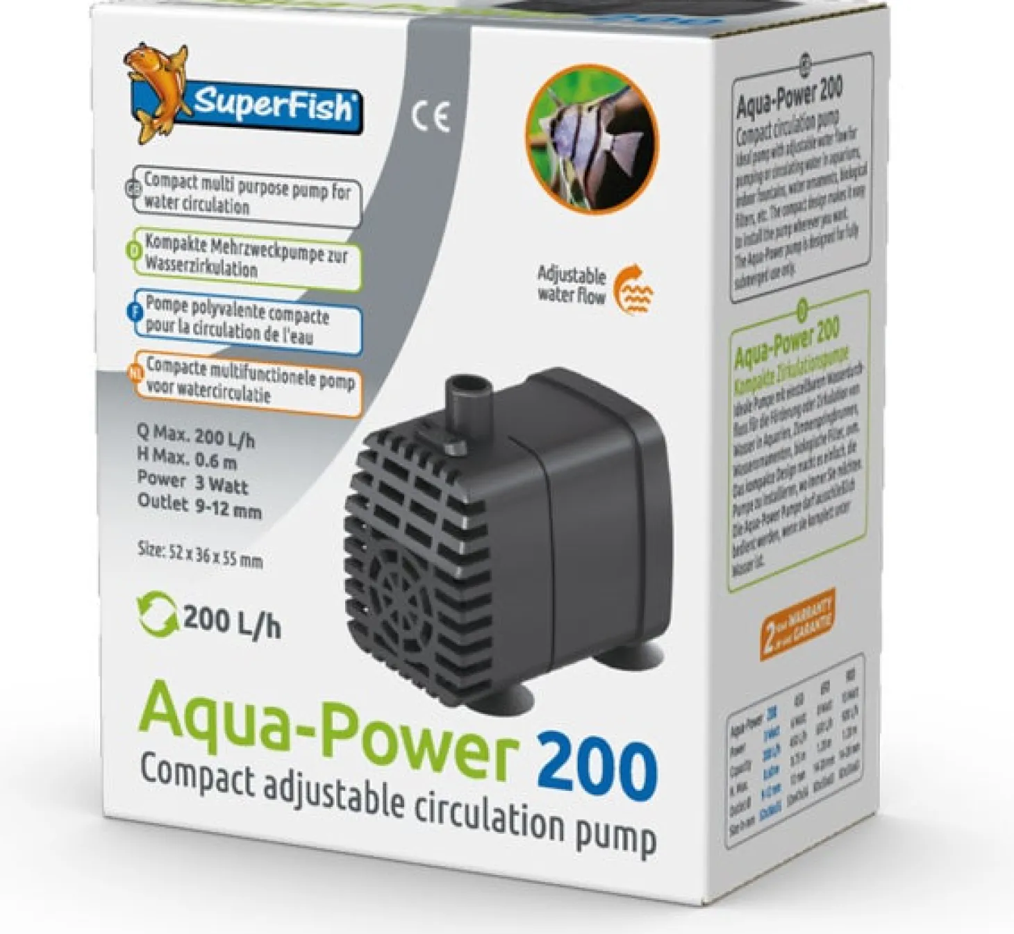 SuperFish aquarium pomp Aqua-Power 200 L/h