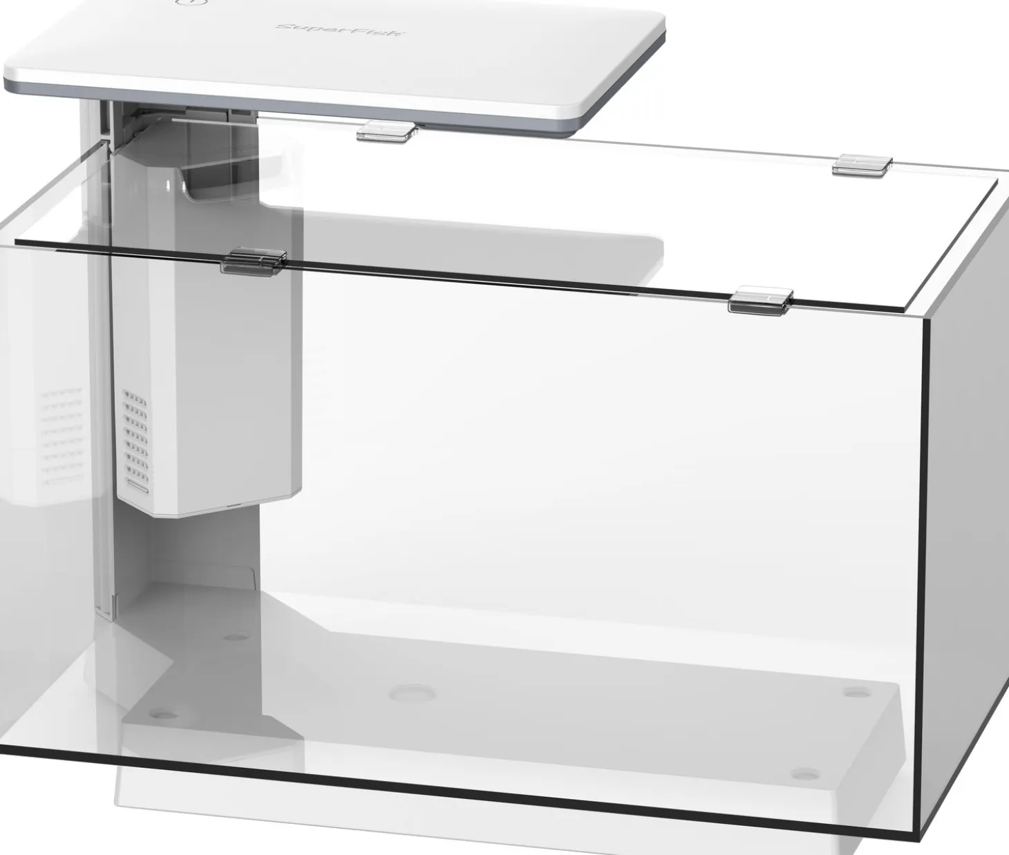SuperFish aquarium Quadro 40 Multi Colour wit 28 L