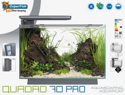 SuperFish aquarium Quadro 70 Pro wit 67 L