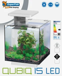 SuperFish aquarium QubiQ 15 wit 15 L