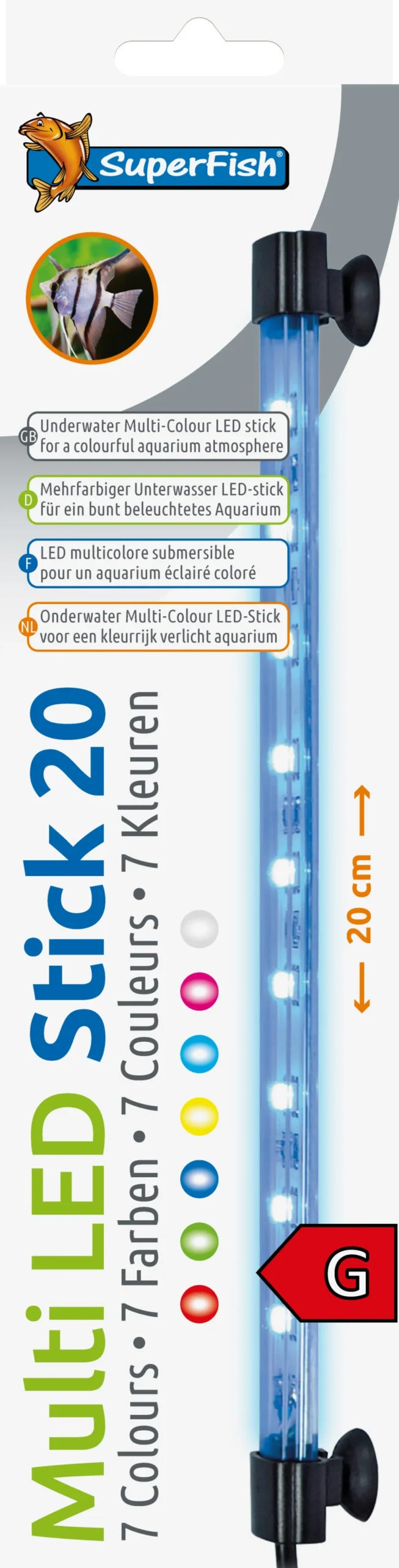 Superfish aquarium verlichting Multi LED stick 20 cm