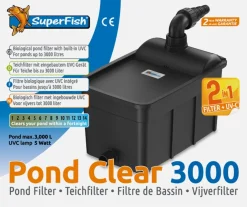 Superfish vijverfilter Pond Clear 2-in-1 3000 L