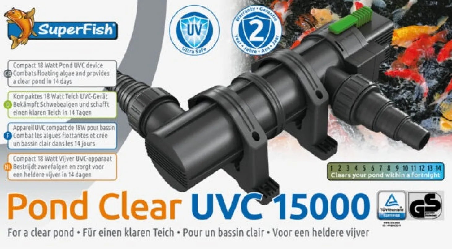 Superfish vijverfilter Pond Clear 7500 5.000 l/u