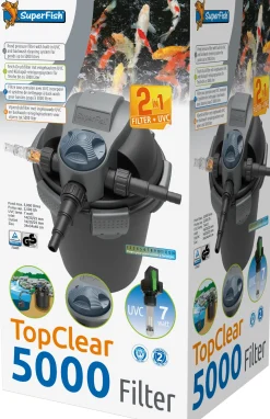SuperFish vijverfilter TopClear 2500 l/u