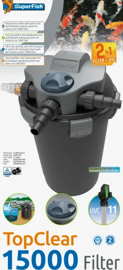 SuperFish vijverfilter TopClear 5000 l/u