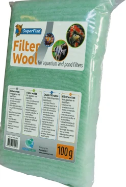 SuperFish vijver filterwatten grof groen 100 g