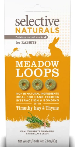 Supreme Selective konijnensnack Naturals Meadow Loops 80 g