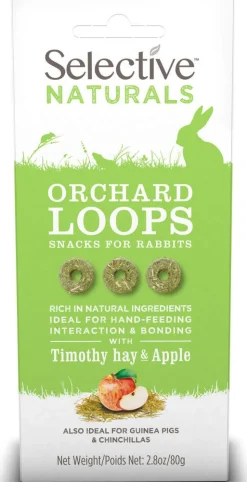 Supreme Selective konijnensnack Naturals Orchard Loops 80 g