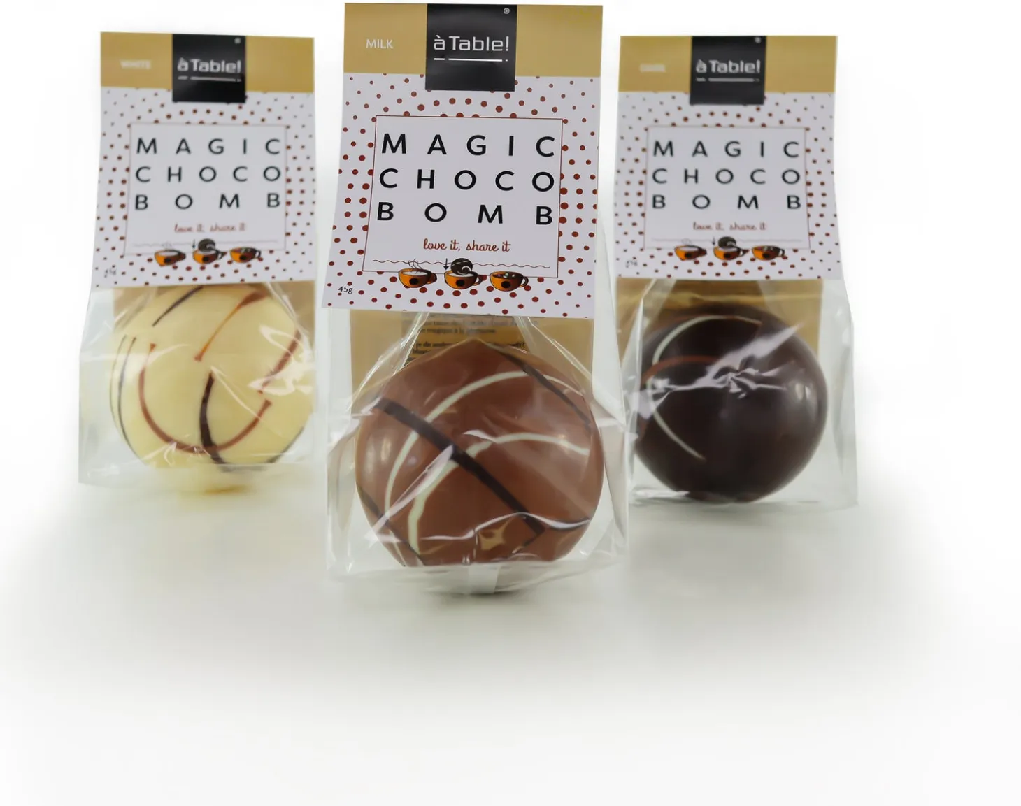 à Table! Magic chocolate bomb 3 stuks