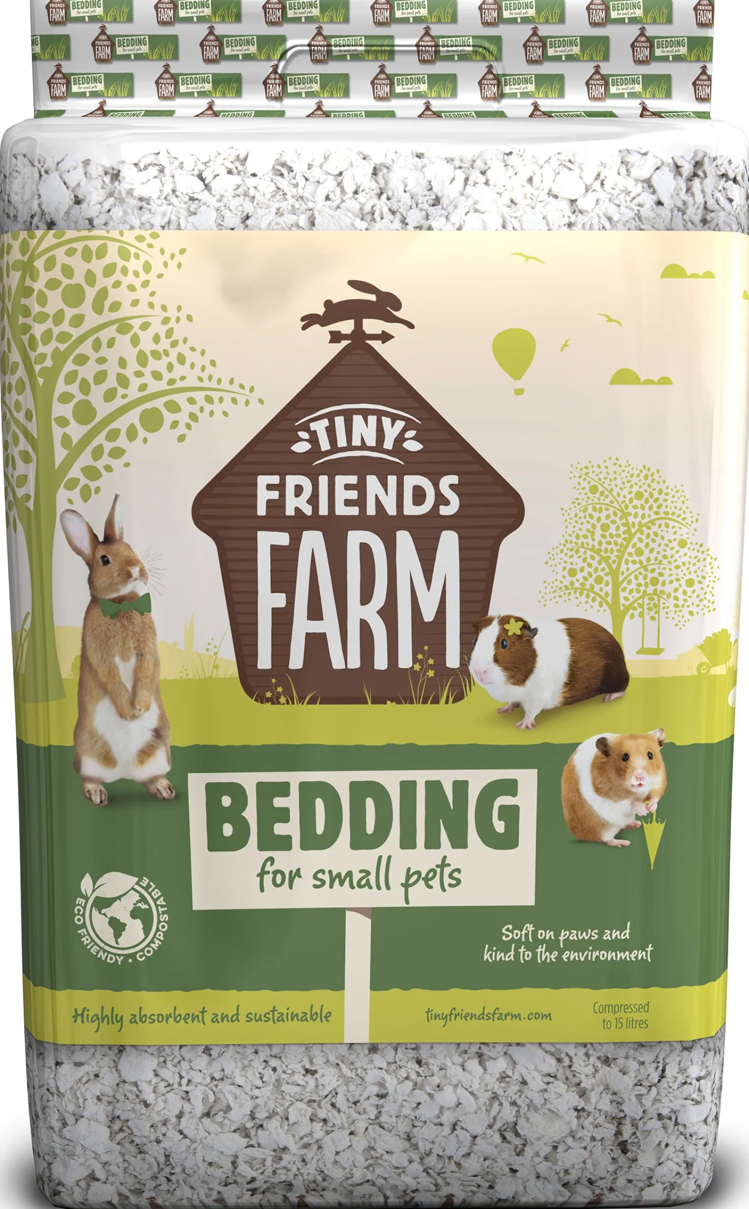 Tiny Friends Farm bodembedekker 15 L