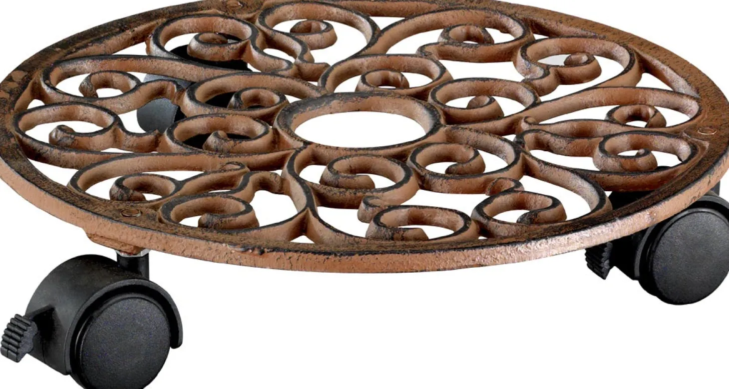 Trolley Multi Antiek 29 x 29 x 6,4 cm bruin