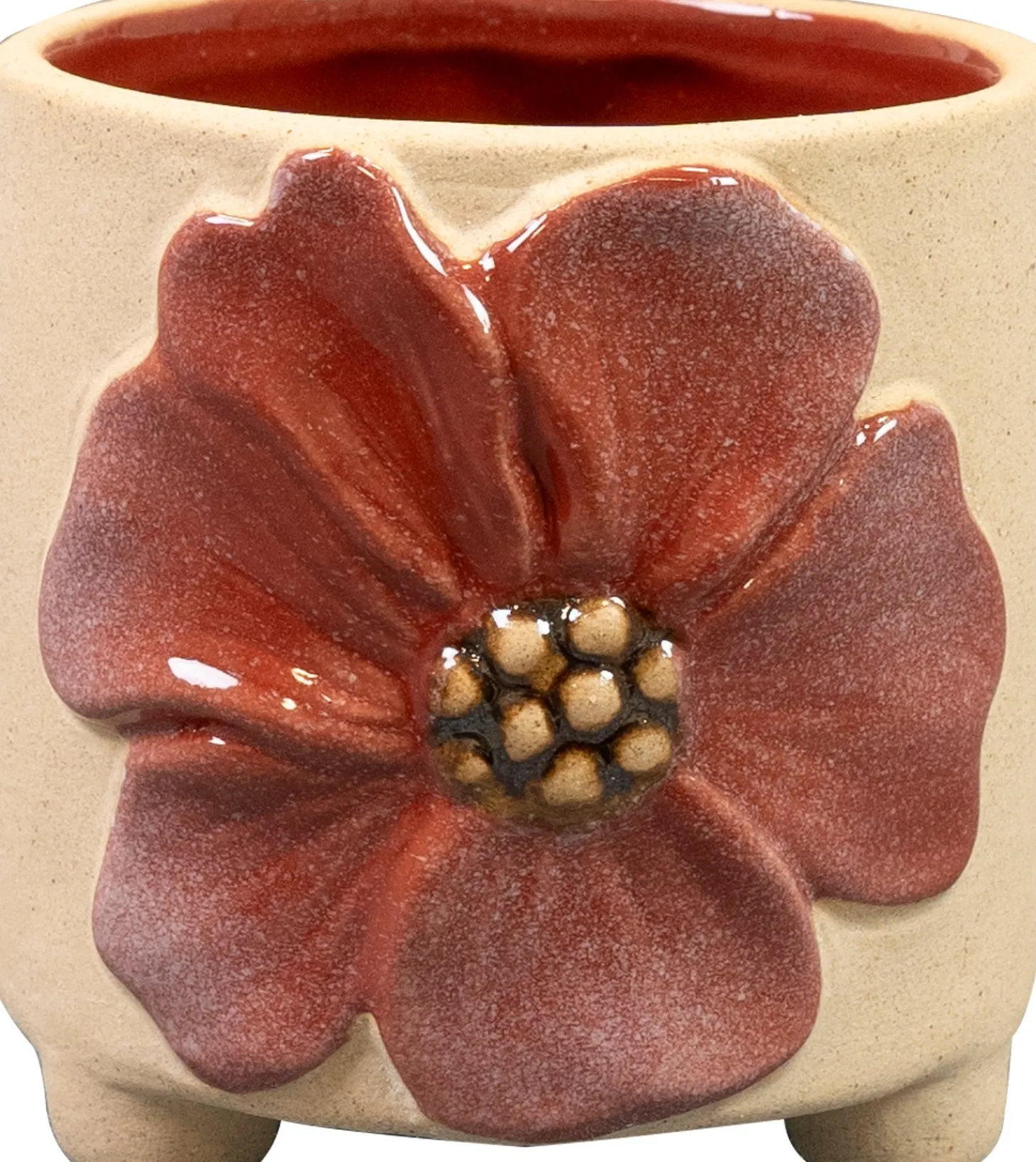 TS bloempot Aisha rood D 8 H 8 cm