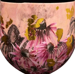 TS bloempot Designed by Lammie polly roze D 28 H 25 cm
