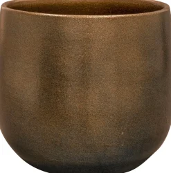 TS bloempot Esra brons D 18 H 16 cm