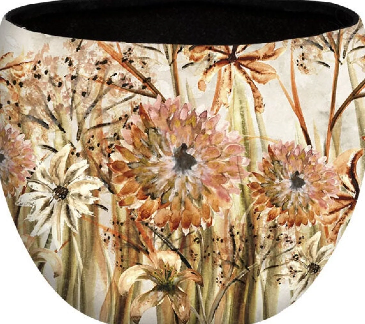 TS bloempot Serenity beige D 15 H 12 cm