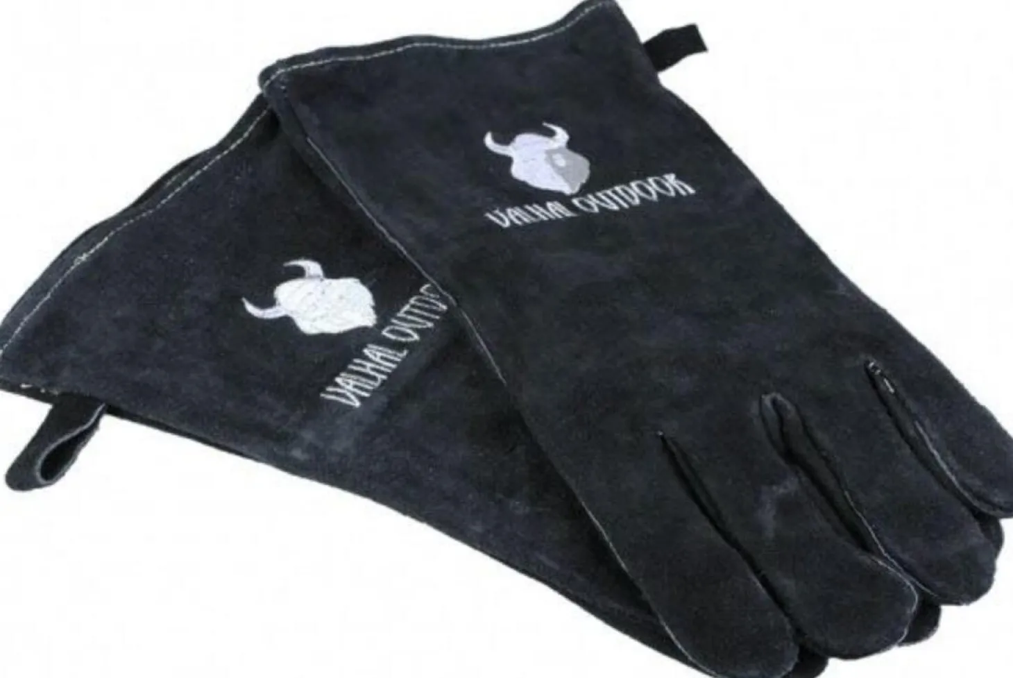 Valhal barbecue handschoenen zwart onesize 2 stuks