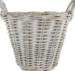Van der Leeden aardappelmand grijs D 39 H 30 cm