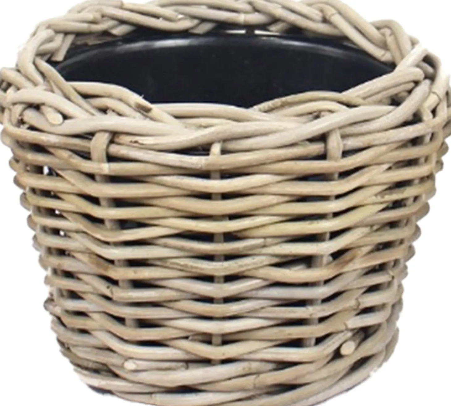 Van der Leeden bloempot grijs D 20 H 15 cm