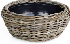 Van der Leeden Drypot terrasschaal grijs D 37 H 15 cm