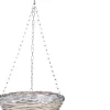 Van der Leeden hangpot grijs D 30 H 15 cm