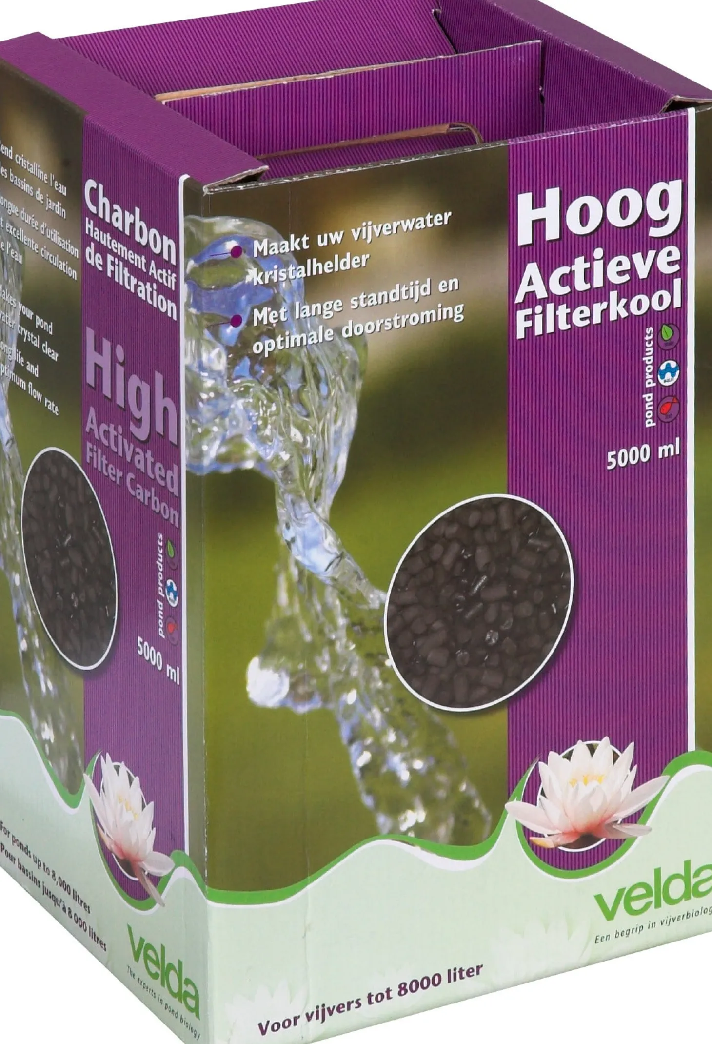Velda hoog actieve filterkool 5000 ml