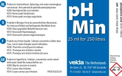 Velda pH Min 250 ml