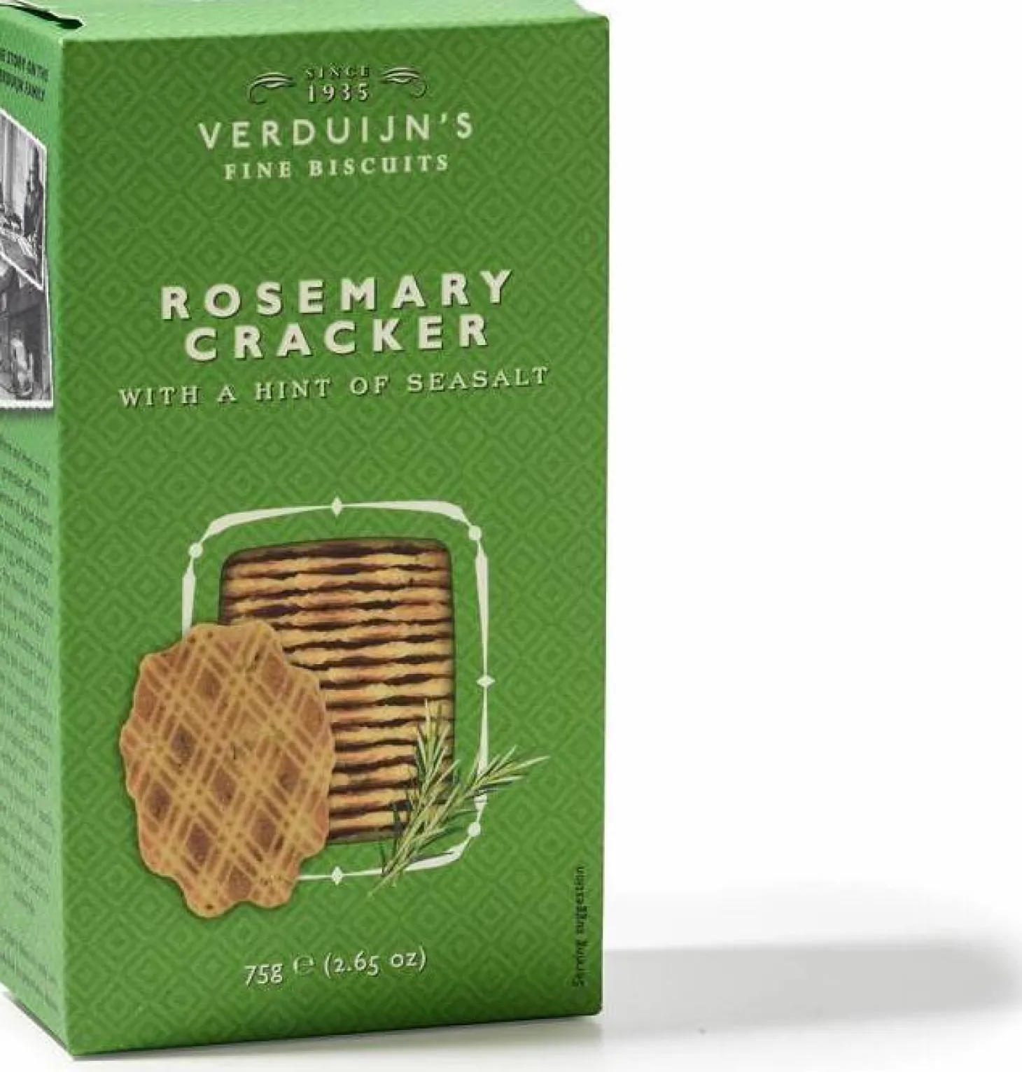 Verduijn’s Fine Biscuits crackers rozemarijn 75 gr
