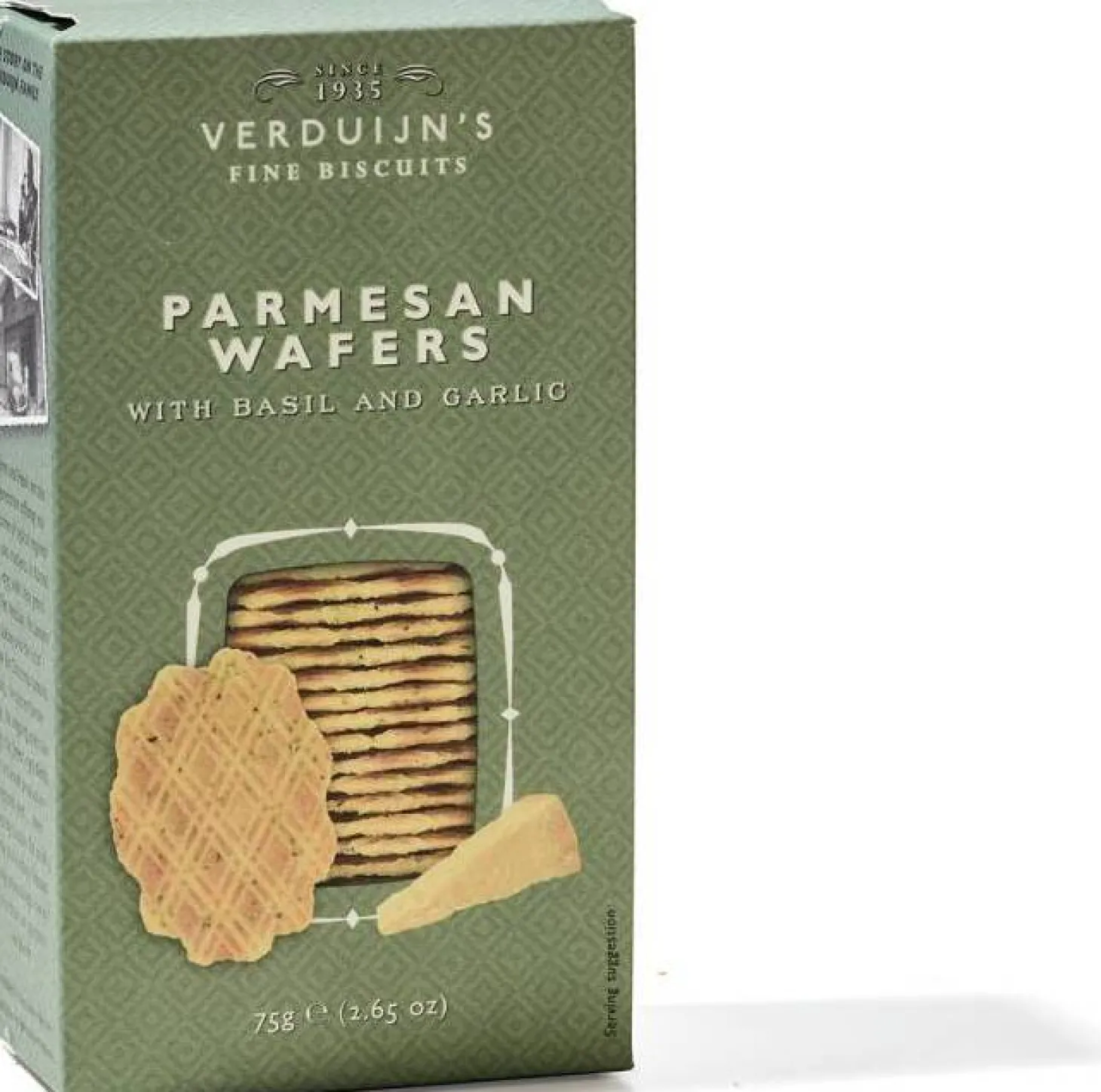 Verduijn’s Fine Biscuits parmezaanwafels 75 gr