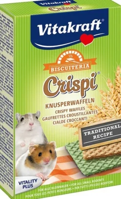 Vitakraft hamstersnack Crispi wafels 12 stuks