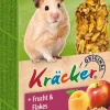 Vitakraft hamstersnack Kräcker fruit en flakes 2 stuks