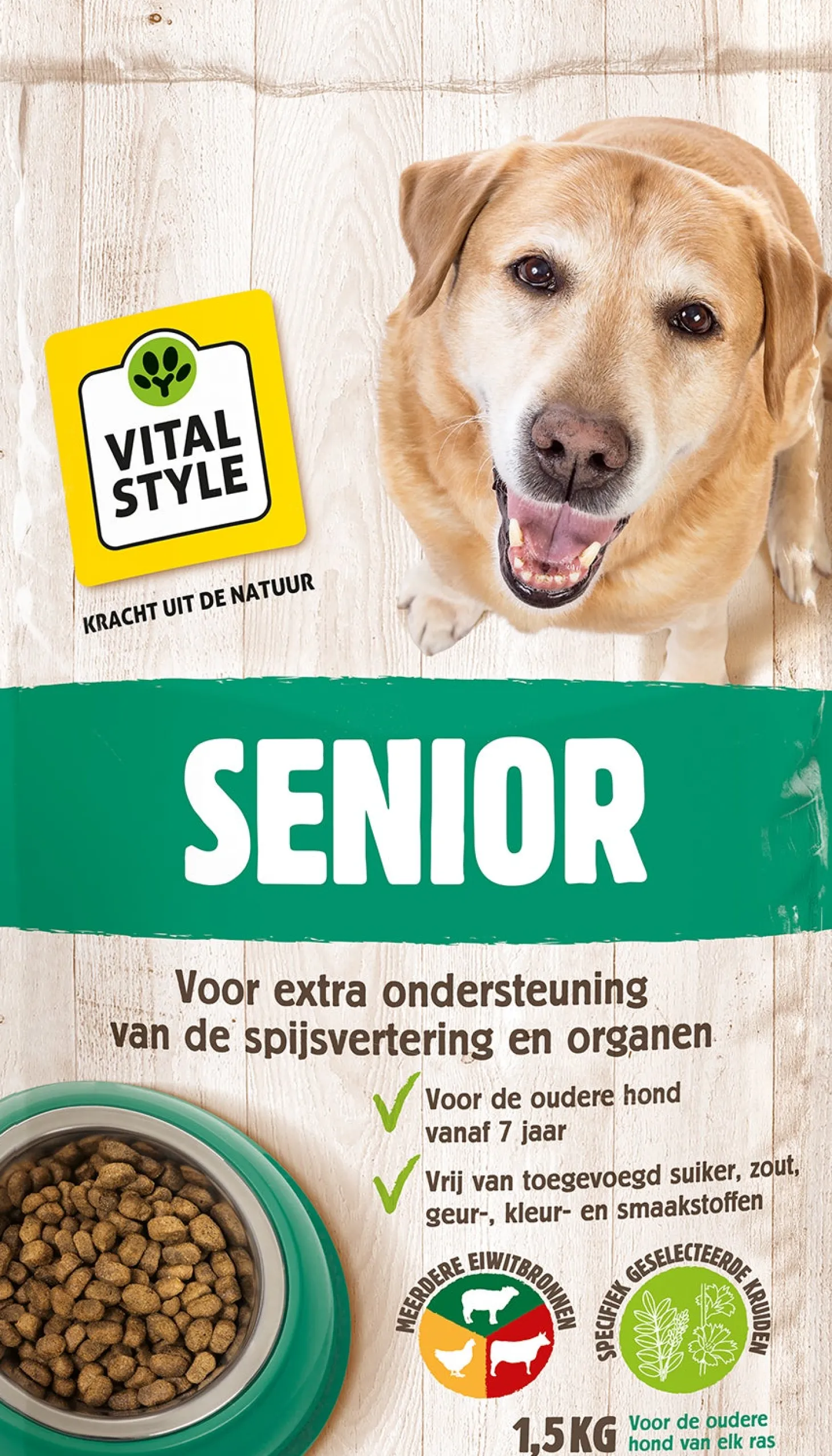 VITALstyle hondenbrokken senior 1,5 kg