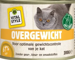 VITALstyle kattenvoer Overgewicht adult 200 g