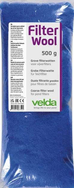 VT filterwatten blauw 500 g