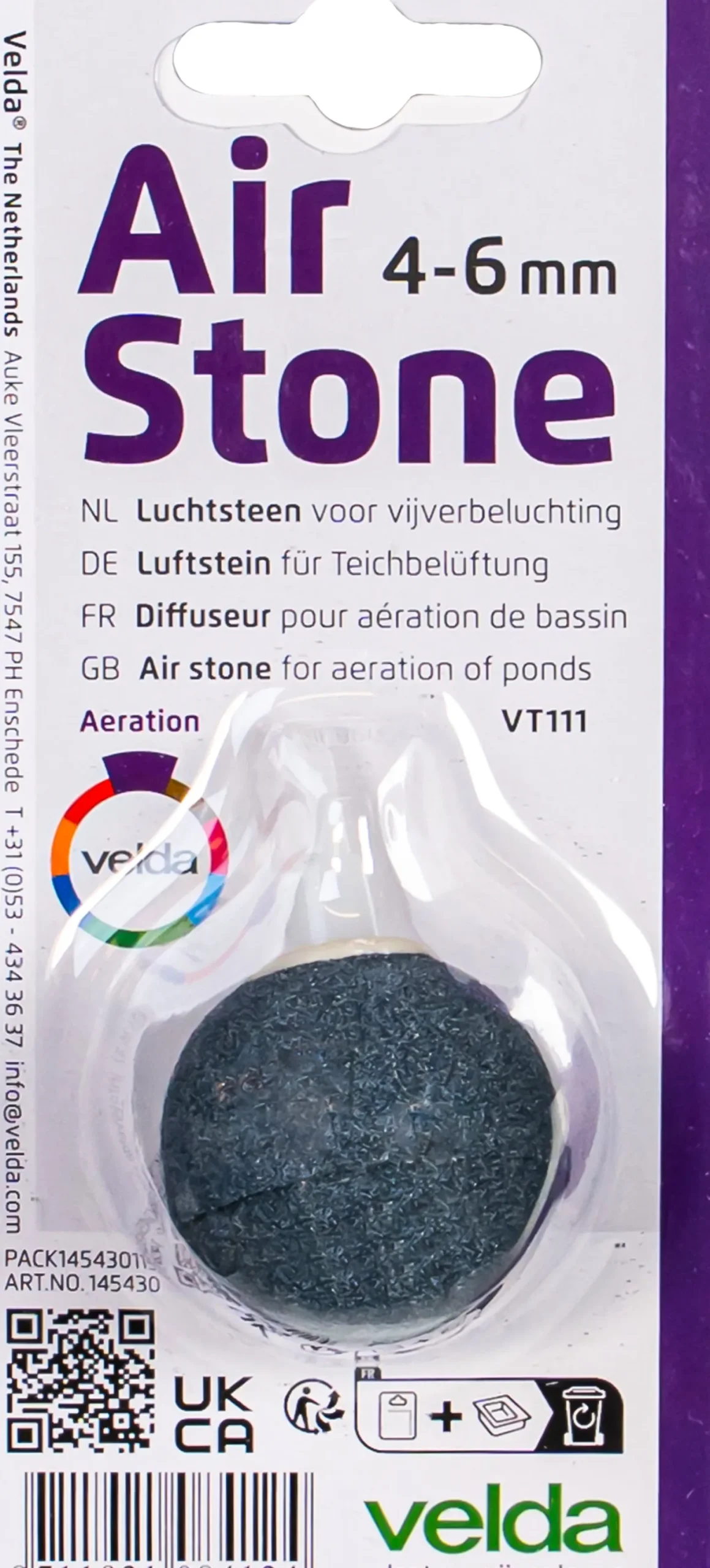 VT luchtsteen 4 mm D 4 cm