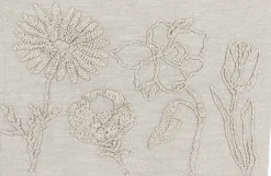 Wandkleed Rosa crème 40 x 60 cm