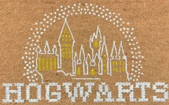 Warner Bros kokosmat Harry Potter zweinstein bruin 60 x 40 cm